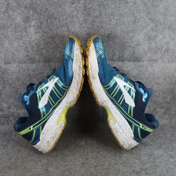 Brooks Shoes Mens 9 Athletic Trainers Vapor 4 Running Sport Active Walking Blue